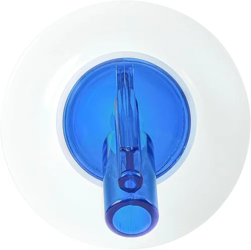 Vista 11 de Restaurantware Botella de plástico de 1 cuarto de galón de almacenamiento con boquilla azul y tapa, botella de almacenamiento de barra, 3 1/2 x 3