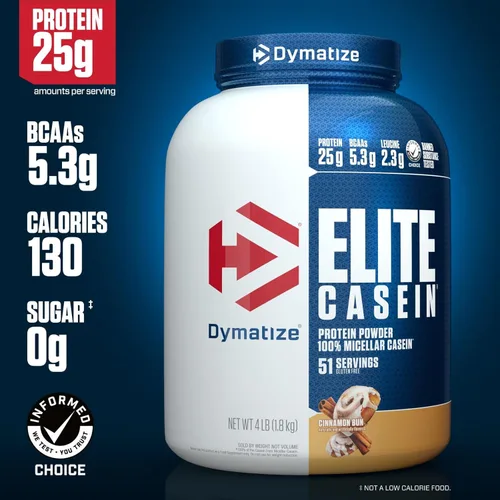 Vista 2 de Dymatize Nutririon Elite Casein suplemento pre entrenamiento, 22612, 1, 1