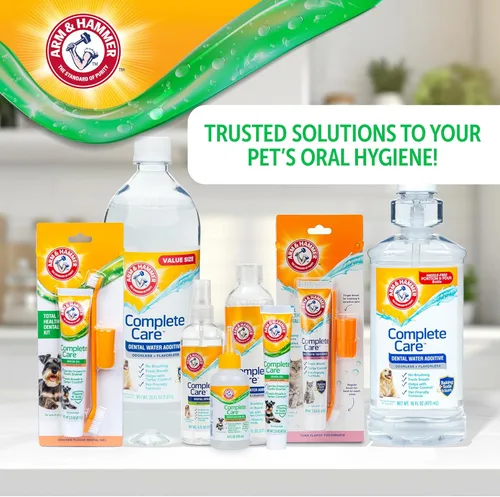 Vista 9 de Arm & Hammer Complete Care Gel Dental, Pasta de Dientes Estilo Gel para Perros - Aliento Fresco, Control de Sarro, Suave con el Esmalte, Sin Flúor