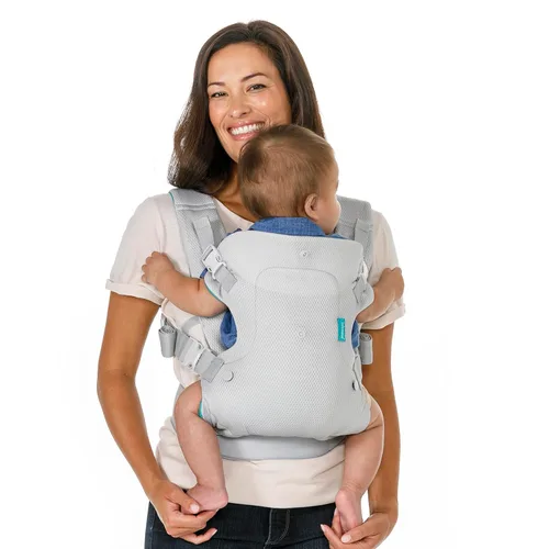Infantino Flip 4 en 1 ligero y Airy Convertible Carrier - Transpirable, 4 posiciones, soporte lumbar