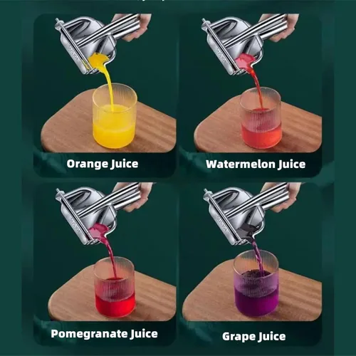 Vista 6 de Stainless SteelFresh Fruit Juice Extractor - Lemon Squeezer Manual,Heavy Duty，Hand Press with Ergonomic Grip for Orange Citrus Pomegranate Lime