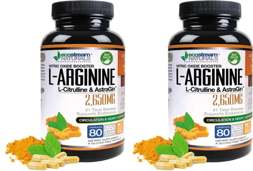 Vista 7 de MAX 2650 mg de refuerzo de óxido nítrico L-Arginina - L-citrulina y asstragina - Liberación temporal 2650 MAX Fórmula