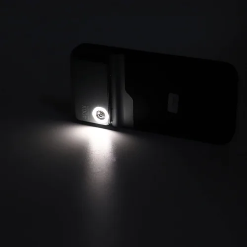 Vista 9 de DAUERHAFT Lente de microscopio 400x para teléfono, mini microscopio de teléfono HD de enfoque rápido con luz LED, instalación tipo canal para 14 Pro
