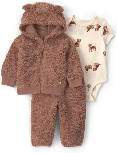 Vista 29 de Carter's Baby Boys' 3-piece Bodysuit Pant Sets Construcción azul