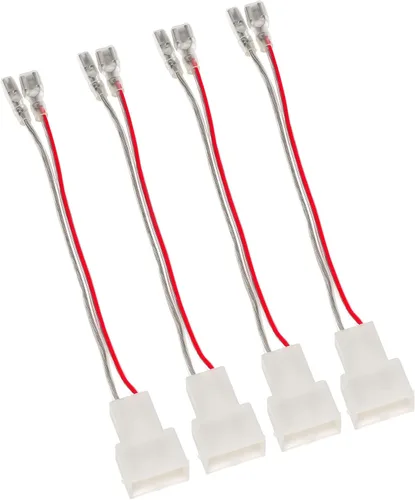 RED WOLF Arnés de cableado de altavoz para Honda 1997-2017 Civic Accord Odyssey, Acura 1986-2010 Integra TSX Instalar Aftermarket Puerta delantera