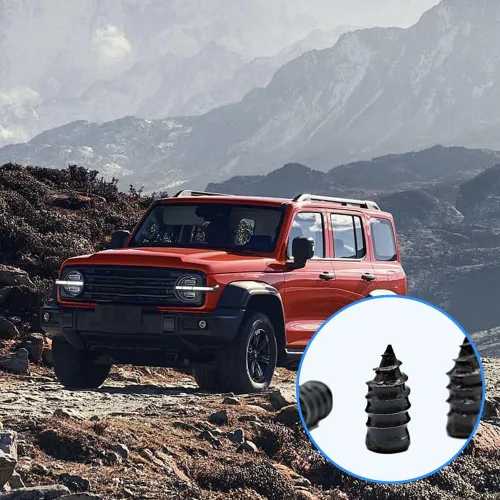 Vista 7 de Kit de uñas de goma para reparación de neumáticos con 2 tamaños, nuevas herramientas de reparación rápida de neumáticos de autoservicio 2026