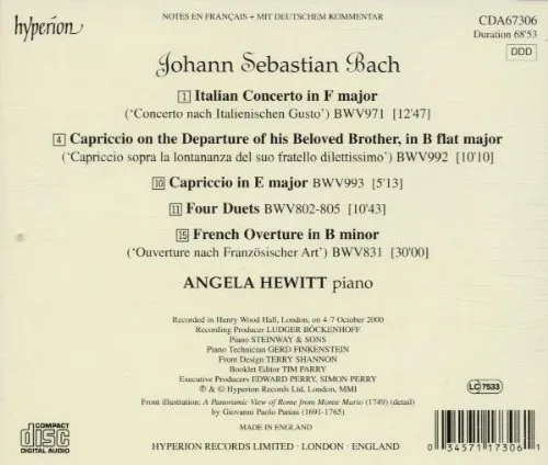 Vista 2 de Bach French Overture, Italian Concerto, etc