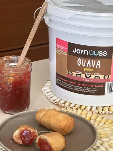 Vista 8 de Dulce de Leche Repostero (11 lb) Jeynuuss - Salsa de leche de caramelo resistente al calor y horneable - Sin lactosa - Sin gluten - Relleno