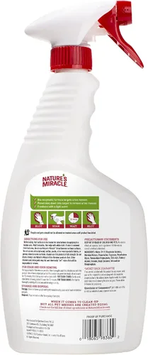Vista 2 de Nature's Miracle Removedor de orina para perros, 24 onzas, fórmula enzimática
