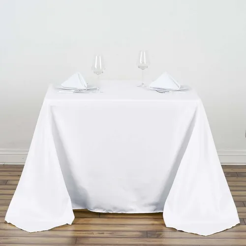 Vista 83 de Efavormart - Mantel redondo de poliéster para banquetes de boda, 90 pulgadas, color marfil