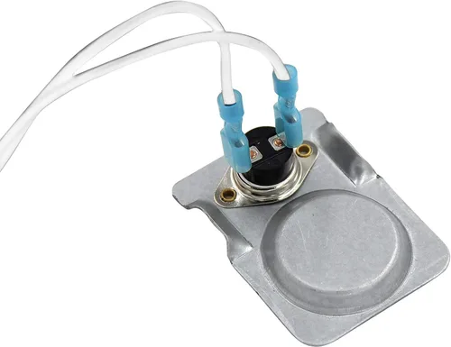 Vista 3 de Interruptor de termostato magnético para ventilador de chimenea, interruptor de temperatura magnético con cable de alta temperatura para soplador