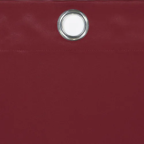 Vista 5 de ECLIPSE Andover cortinas blackout, térmicas y sólidas de triple tejido, con ojales, para dormitorio (2paneles), 42pulgadas x 63pulgadas, rojo