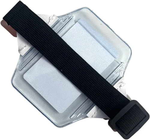 Vista 5 de Portavisor Resistente para Tarjeta de Combustible con Bolsillo de Vinilo Transparente - Accesorios para Camión y Automóvil para Interior - Licencia