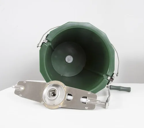 Vista 7 de PREMIUM - Máquina de helados Immergood de 8 cuartos de galón - Acero inoxidable - Manivela de mano