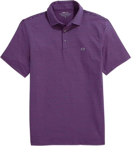 Vista 53 de Vineyard Vines Polo Bradley Stripe Sankaty para hombre Ocean Breeze Tejeda