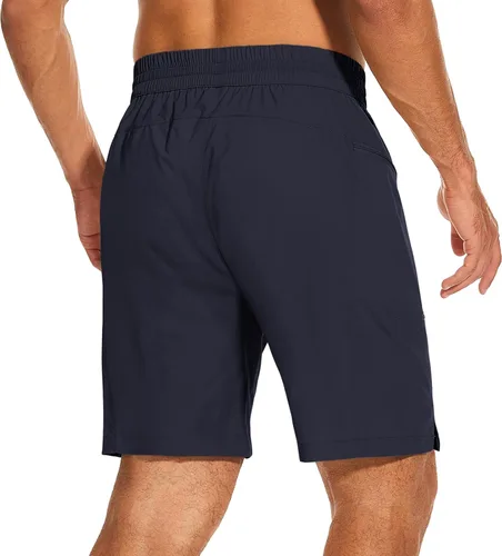 Vista 3 de JIKEIMYE Swim Trunks Men Quick Dry Board Shorts with Zipper Pockets Bathing Suit Beach Shorts for Men with Mesh Lining