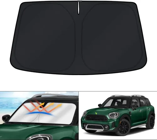 Vista 38 de KUST Parasol para parabrisas para Ford Fusion 2013-2020 2021, accesorios, pantalla de ventana, protector de visera solar, plegable, bloquea