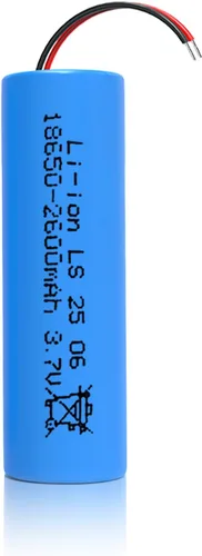Vista 35 de Batería recargable de iones de litio de 3.7 V 5200 mAh, baterías de iones de litio de 3.7 voltios sin conector, paquete de batería recargable 18650