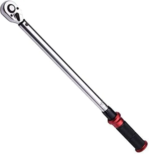 Edward Tools Juego de llaves dinamométricas de 1/2 pulgada, llave dinamométrica de clic de 10-110 Nm, rueda de trinquete de 72 dientes, llave de