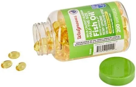 Vista 8 de Finest Nutrition Aceite de pescado de la mitad del tamaño 1200 mg, cápsulas blandas, 200 ea