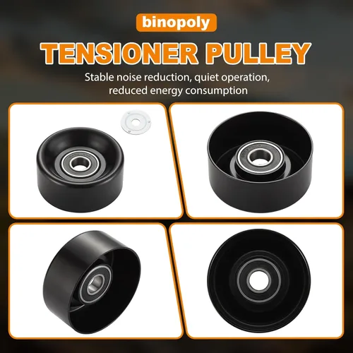 Vista 5 de binopoly 38022 Tensor de correa/polea tensora para Ford Mustang/Bronco/E Series Van/Excursión/Expedición/Lobo/E450/F450/F550 Lincoln Navigator