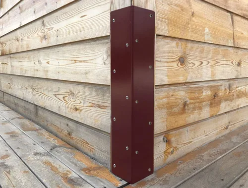 Vista 2 de Soportes de esquina elevados para cama de jardín de 20 a 24 pulgadas, juego de cuatro