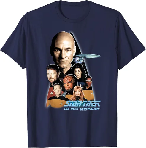 Vista 3 de Star Trek The Next Generation T-Shirt Asphalt Grey