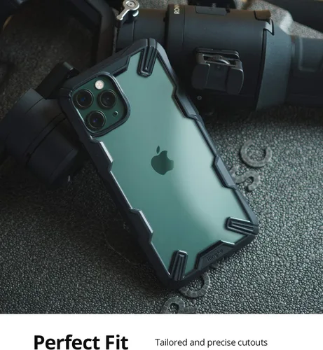 Vista 7 de Ringke Fusion-X - Funda compatible con iPhone 11 Pro, diseño trasero a prueba de golpes, resistente, color negro