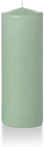 Vista 8 de Yummi - Velas redondas de pilar blancas de 3 pulgadas x 4 pulgadas, 3 por paquete
