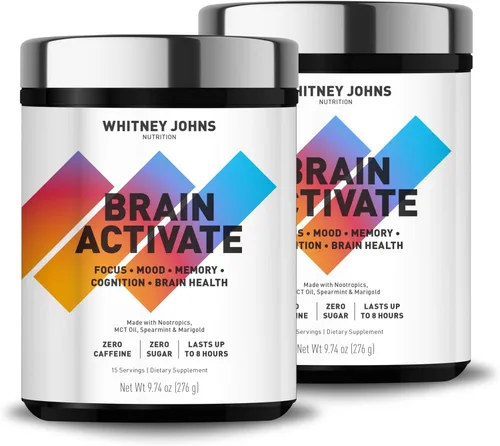 Vista 9 de Whitney Johns - Suplemento de refuerzo cerebral, enfoque nootrópico, suplementos cerebrales para memoria y enfoque, reduce la niebla cerebral