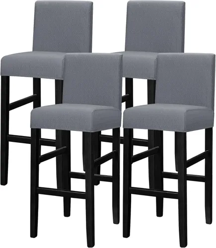 Vista 50 de Lellen - Fundas para taburete de bar de jacquard, fundas para silla de taburete de bar, fundas para silla de bar, fundas para taburete de bar