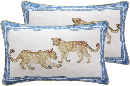 Vista 66 de patdrea Fundas de almohada de diseño floral vintage para sofá, fundas de almohada de lino marrón amarillo con patrón de pájaro y rosa, cojín