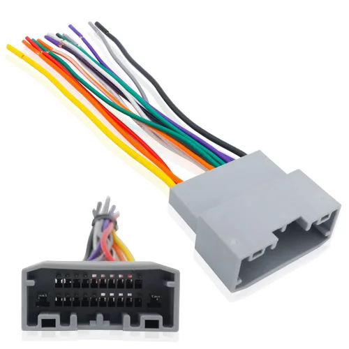 Vista 8 de Arnés de cables de radio de coche ISO para 2002-2007 Dodge RAM Jeep Chrysler, cable de reemplazo de arnés de cableado de radio estéreo, adaptador