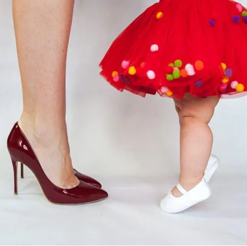 Vista 3 de YOHA Vestido tutú de cumpleaños para niñas pequeñas, tutú de sirena, suave, con pompones, para niñas pequeñas