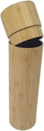 Vista 2 de Exquisiteurn's Tubo de dispersión de bambú, urna de cremación biodegradable de bambú, urna de cremación biodegradable (pequeña)