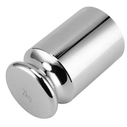 Vista 7 de Paquete de 2 pesas de calibración, 4.4 lbs de peso de calibración de alta precisión para báscula digital, pesos de calibración M1 con acabado