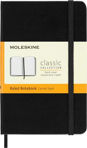 Vista 13 de Moleskine Cuaderno clásico, bolsillo, a rayas, azul hortensia, tapa dura (3.5 X 5.5)