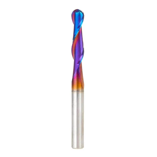 Vista 8 de Amana Tool Broca de carburo sólido con punta esférica en espiral para madera, plástico, MDF, espuma, 46384-K, 1/2 diámetro x 2-1/8 pulgadas x 1/2