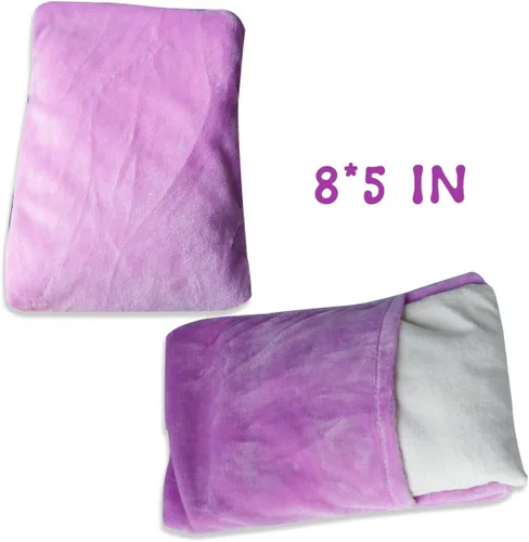 Vista 5 de Almohadilla térmica para microondas para aliviar el dolor de espalda, calambres, cuello y hombros, almohadillas térmicas para microondas, bolsa