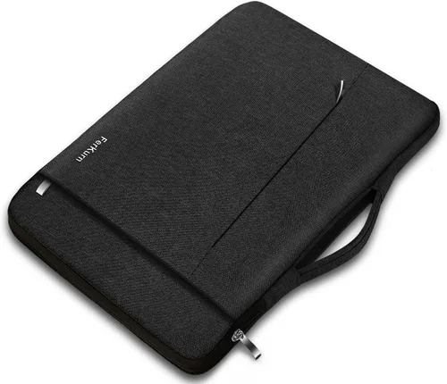 Ferkurn Funda para Laptop para Hombres y Mujeres Funda para Chromebook Compatible con MacBook Air/Pro Lenovo Surface HP Dell ASUS Acer, 11.6 Negro