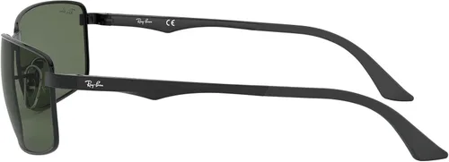 Vista 4 de Ray-Ban Gafas de sol rectangulares de metal RB3498 para hombre