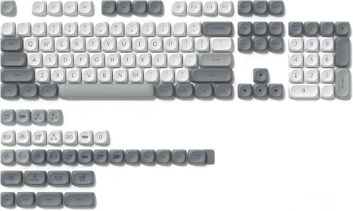 Vista 12 de dagaladoo Juego de teclas topográficas negras, perfil MOA PBT tapas 100 por ciento, teclado personalizado Dye-Sub de 129 teclas para teclado