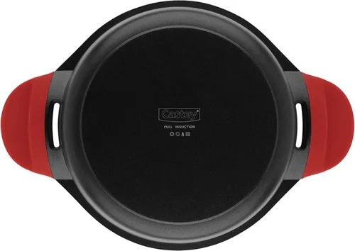 Vista 2 de Castey Cacerola alta inducción (rojo) 9.4 in