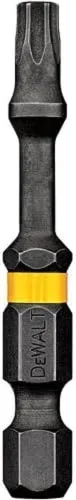 DEWALT DWA2TX6IRB Brocas FlexTorx T6 de 2 pulgadas listas para impactos, paquete de 50 unidades