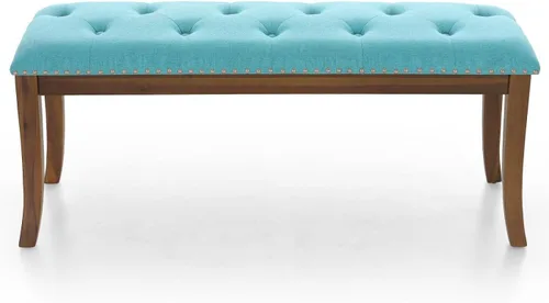 Vista 13 de MFSTUDIO Banco de almacenamiento de zapatos, banco de zapatos con armario de puerta de granero, 9 compartimentos abiertos, cojín de asiento