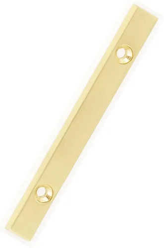 Vista 32 de ZW Hardware B100 Letra M de latón macizo de latón brillante de 4 pulgadas