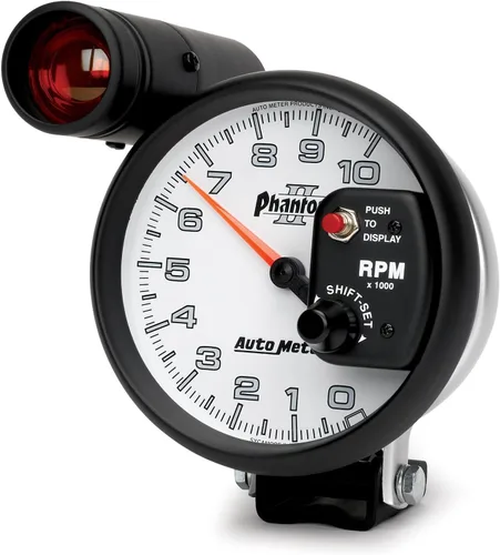 Vista 7 de Auto Meter Tacómetro Shift-Lite 7599 Phantom II 5" 10000 RPM