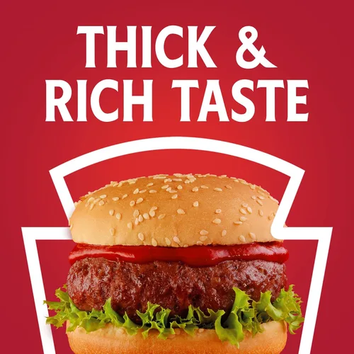 Vista 4 de Heinz Kétchup de tomate (botella de 14 oz/396.89 g)