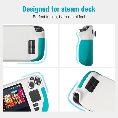 Vista 3 de Dust Cover for Steam Deck Protection Cover Case Compatible for Steam Deck (white)