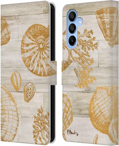 Vista 11 de Head Case Designs Officially Licensed Paul Brent Coral Azul Coastal Leather Wallet Case Compatible with Samsung Galaxy A16 5G